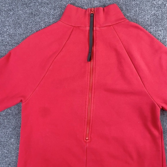 Fabletics Zaylee Funnel Neck II Tunic Sweatshirt Women's Medium Red Athleisure - Picture 3 of 10